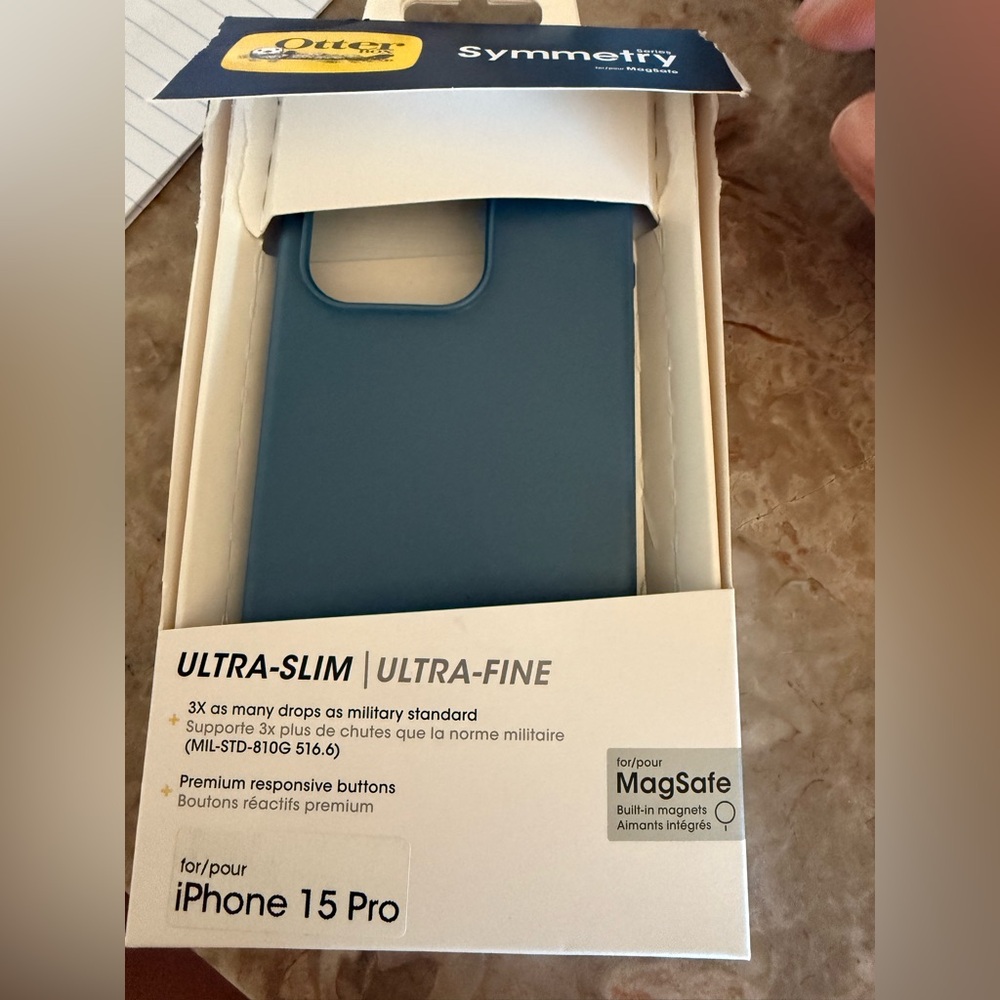 OtterBox Symmetry Series Teal iPhone 15 Pro Case